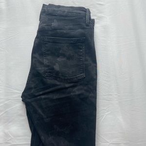 Free People camouflage skinny jeans